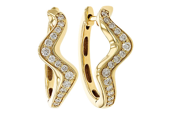 K329-51512: EARRINGS .40 TW