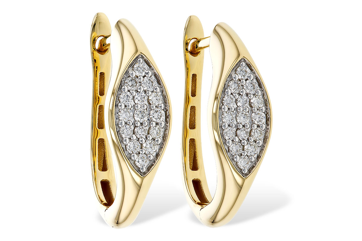 K329-53276: EARRINGS .25 TW