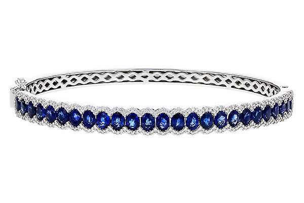 K329-53285: BANGLE 5.09 TW SAPPHIRE 5.65 TGW