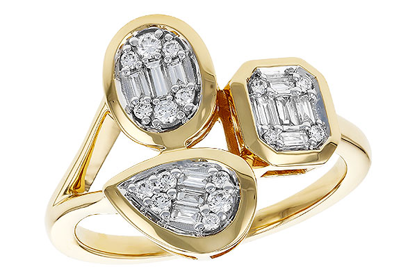 K329-54240: LDS DIA RG .12 TW BAGUETTE .25 TW