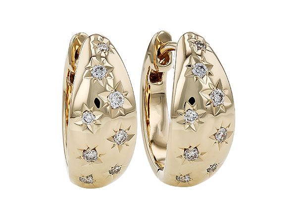 K330-36967: EARRINGS .17 TW