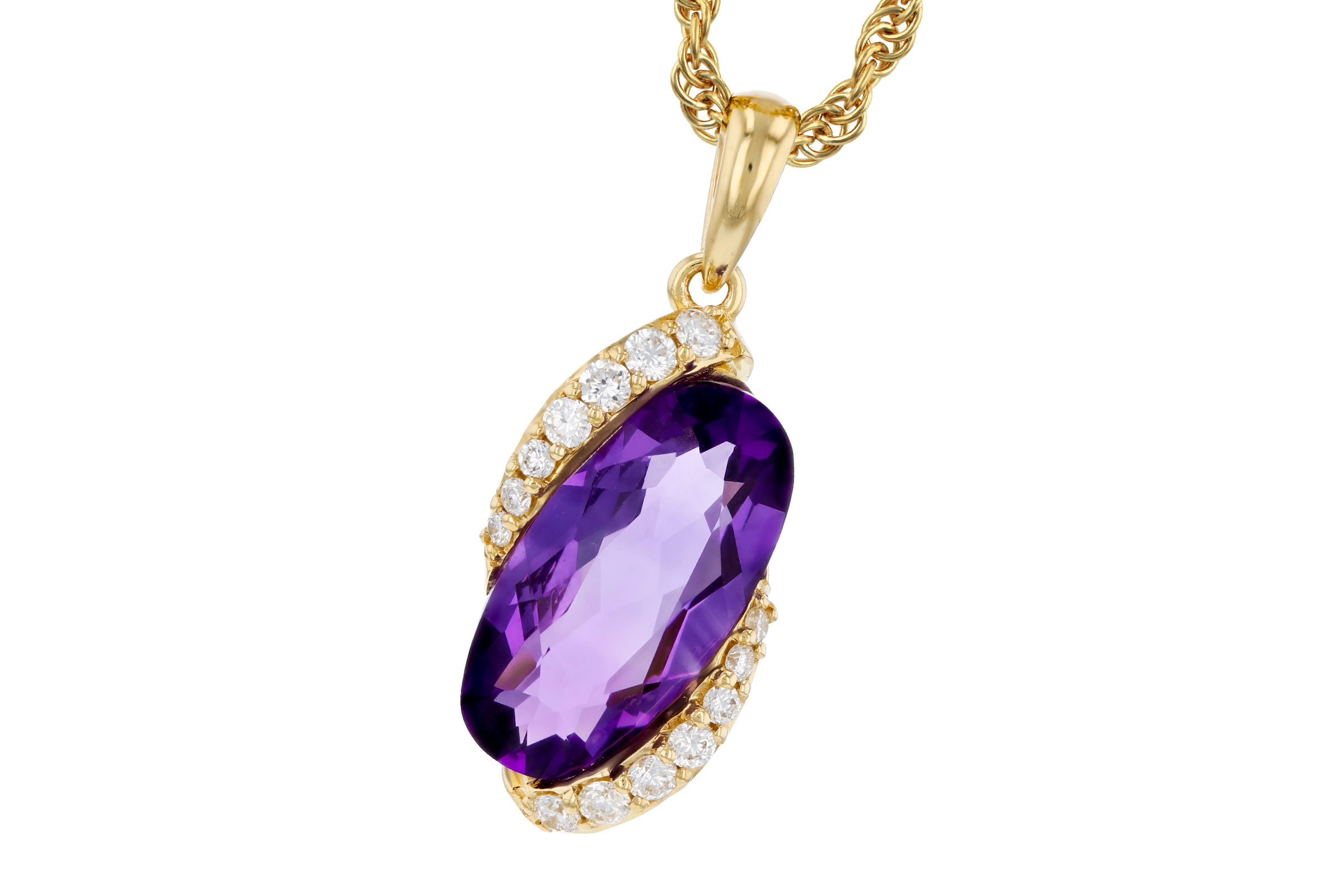 K330-38767: NECK 1.72 AMETHYST 1.84 TGW (12x6MM AMY)