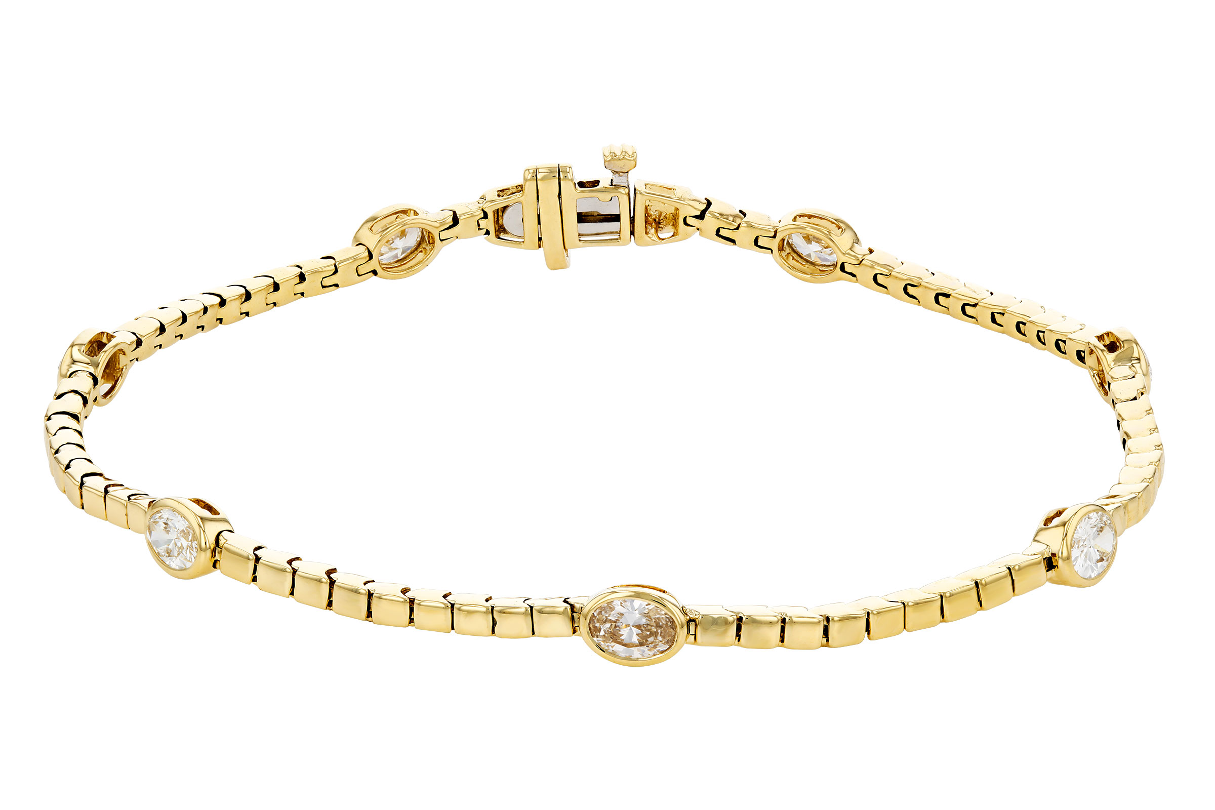 K330-38785: BRACELET 1.30 TW OVAL DIA (7")