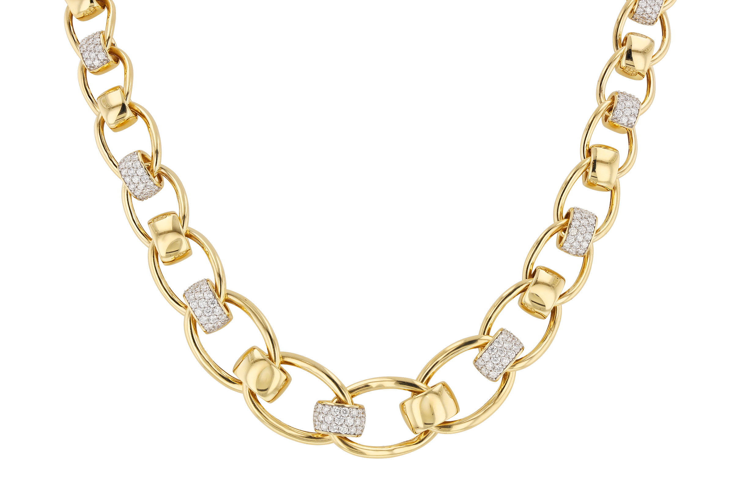 K330-38803: NECKLACE 2.00 TW (17")