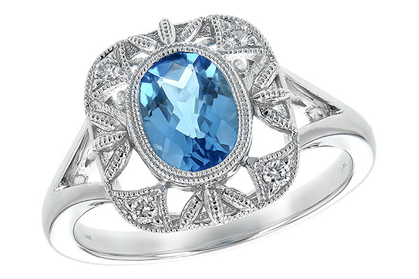 L244-01512: LDS RG 1.22 BLUE TOPAZ 1.30 TGW