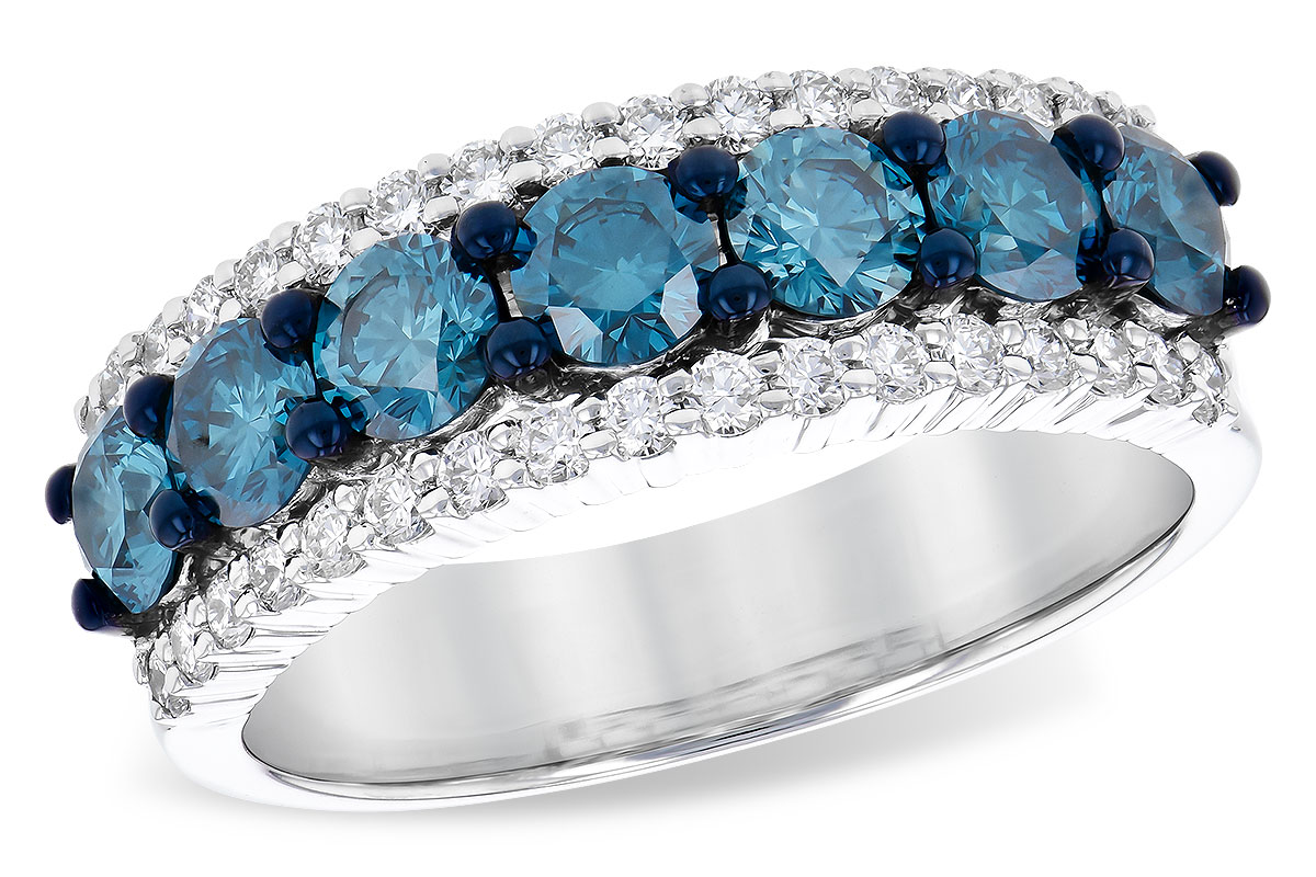 L244-03321: LDS WED RG 1.26 BLUE DIAS 1.70 TGW