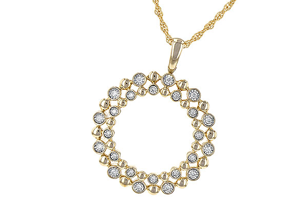 L244-96012: NECKLACE .12 TW