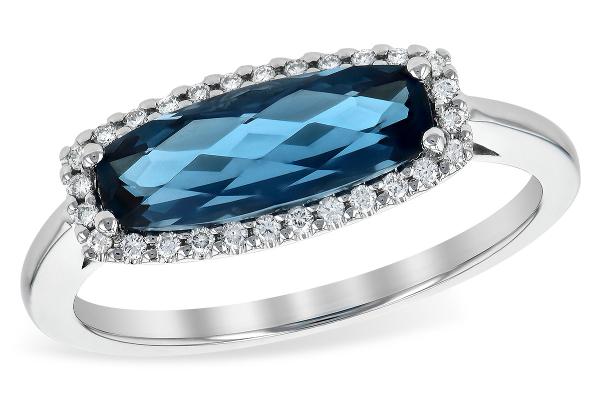 L244-96076: LDS RG 1.79 LONDON BLUE TOPAZ 1.90 TGW