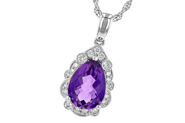 L244-98749: NECKLACE 1.53 AMETHYST 1.68 TGW (10x7 PS)