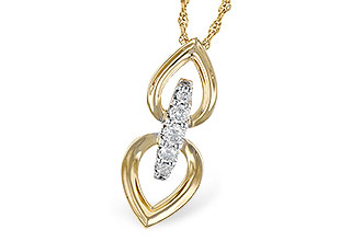 L327-66058: NECKLACE .22 TW