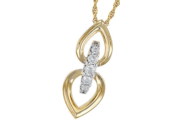 L327-66058: NECKLACE .22 TW