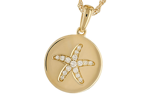 L328-60567: NECKLACE .11 TW