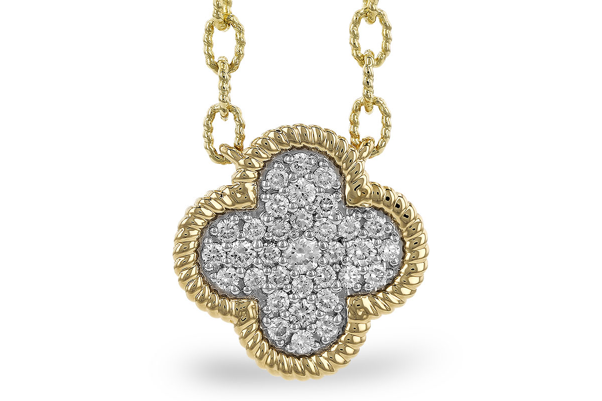 L328-63321: NECKLACE .32 TW (18")