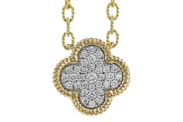 L328-63321: NECKLACE .32 TW (18")