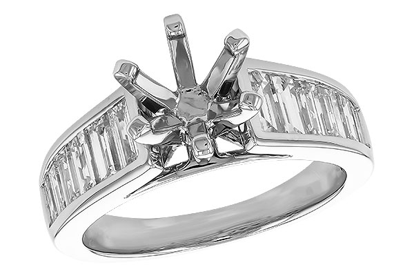 L328-63349: LDS SEMI DIA RG 1.22 TW BAGUETTES