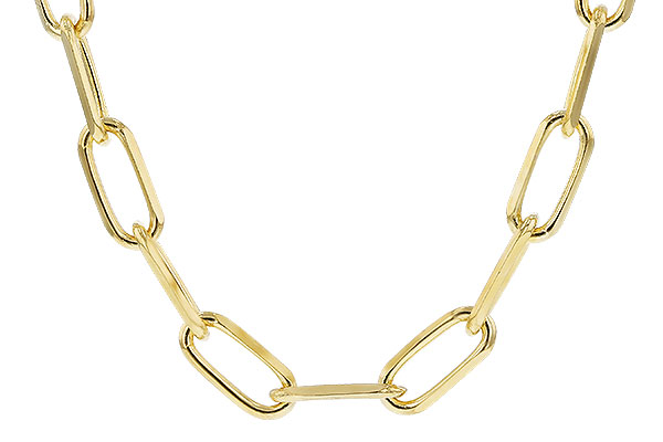 L329-46003: PAPERCLIP LG (7IN, 4.0MM, 14KT, LOBSTER CLASP)