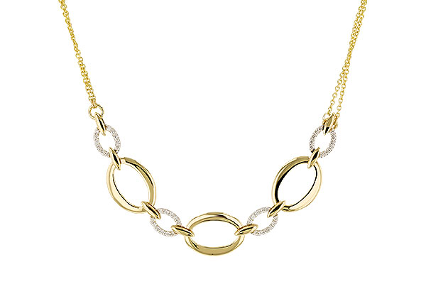 L329-46921: NECKLACE .50 TW (18")