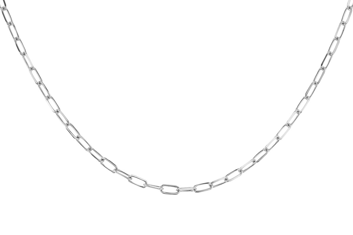 L329-46967: PAPERCLIP MD (7IN, 3.10MM, 14KT, LOBSTER CLASP)