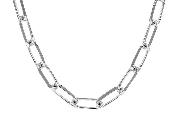 L329-46967: PAPERCLIP MD (7IN, 3.10MM, 14KT, LOBSTER CLASP)