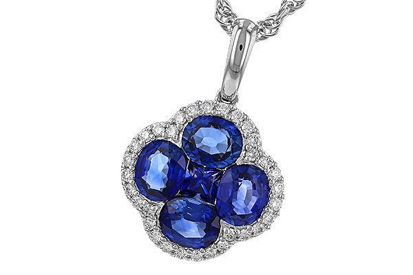 L329-46994: NECKLACE 1.72 SAPPHIRE 1.87 TGW