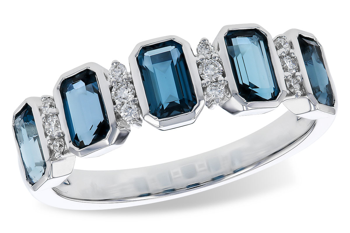 L329-48758: LDS RG 1.46 TW LONDON BLUE TOPAZ 1.58 TGW