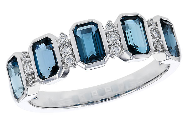L329-48758: LDS RG 1.46 TW LONDON BLUE TOPAZ 1.58 TGW