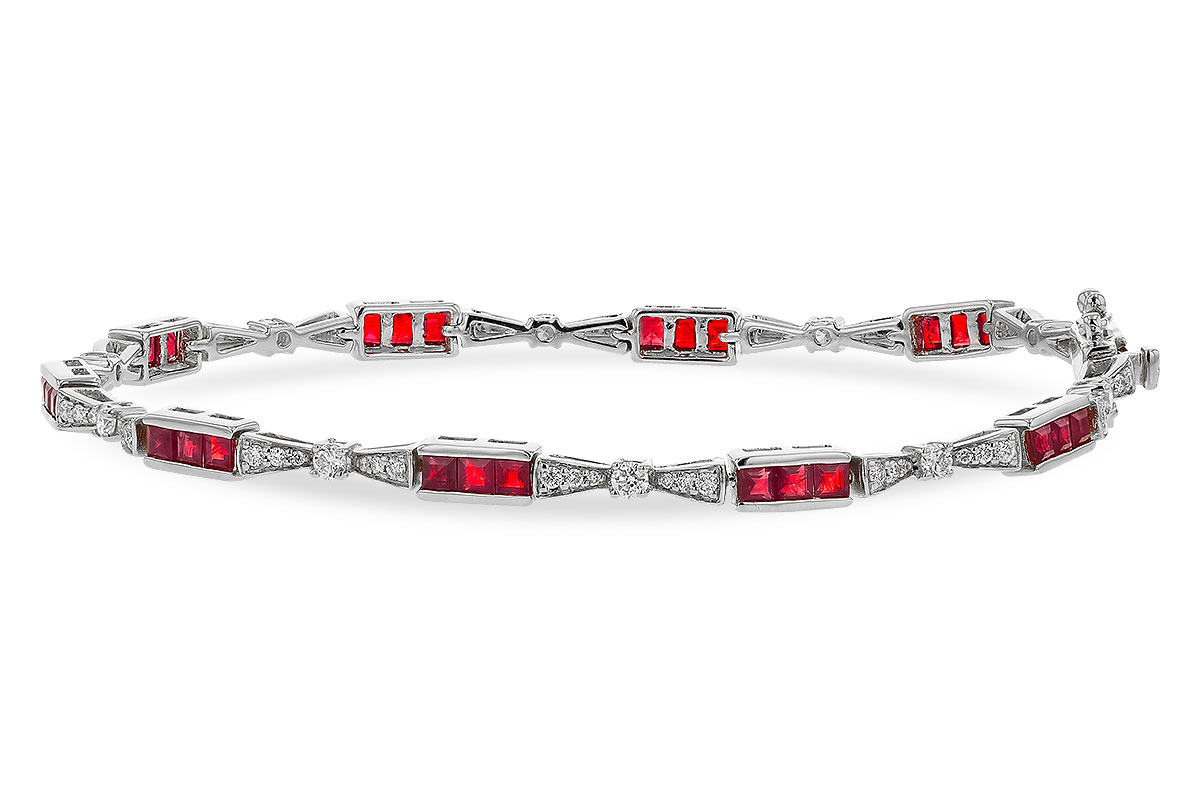 L329-51494: BRACELET 2.05 RUBY 2.70 TGW (7")