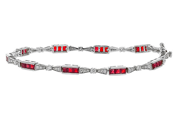 L329-51494: BRACELET 2.05 RUBY 2.70 TGW (7")