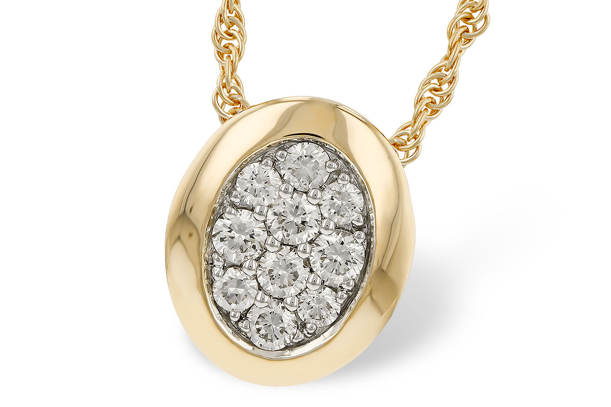L329-52376: NECKLACE .25 TW