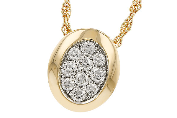 L329-52376: NECKLACE .25 TW