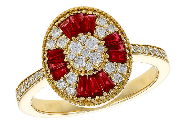 L329-52440: LDS RG .54 TW RUBY .84 TGW