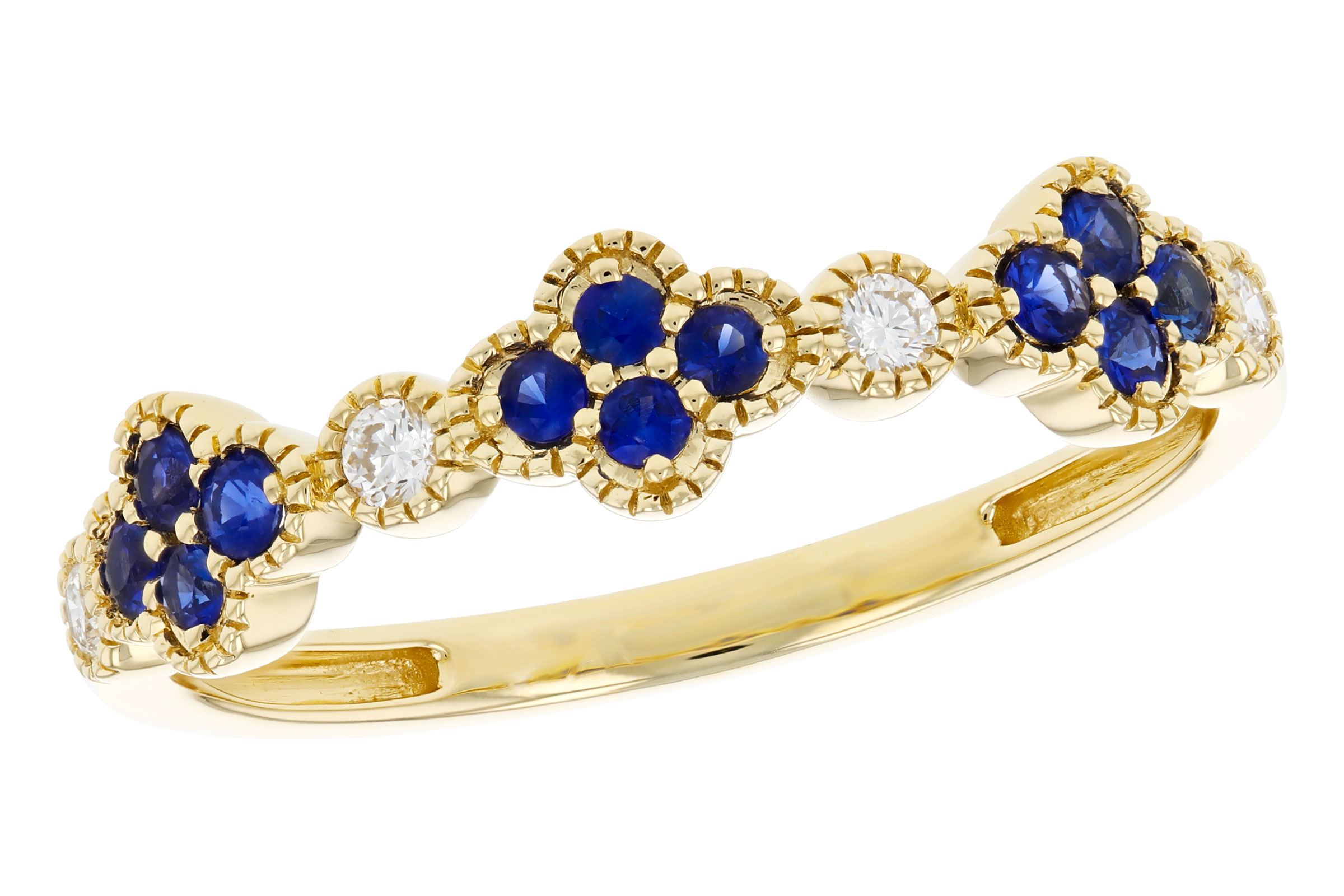 L330-39658: LDS WED RG .23 TW SAPPHIRE .31 TGW