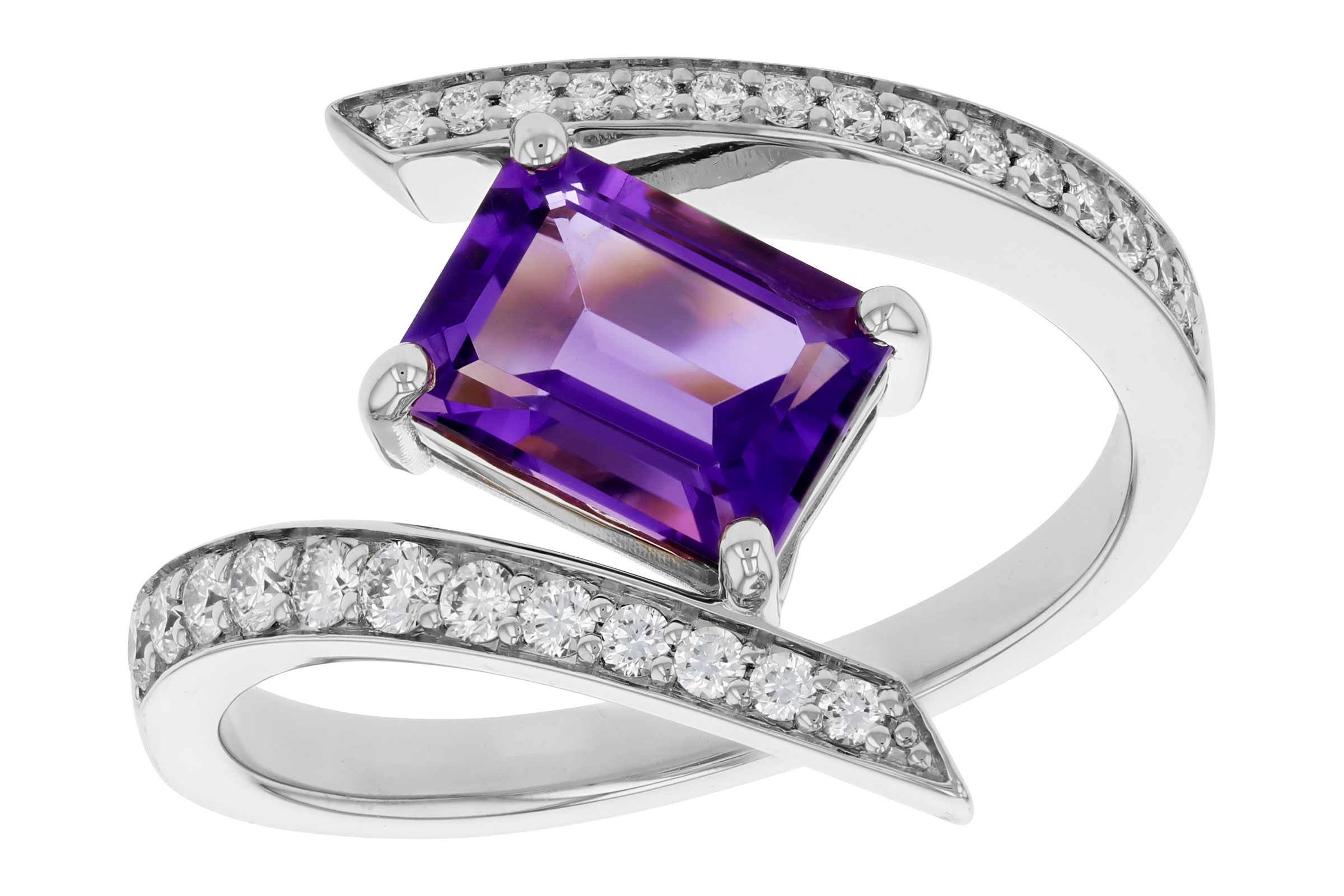L330-39694: LDS RG 1.36 AMETHYST 1.63 TGW (8x6MM AMY)