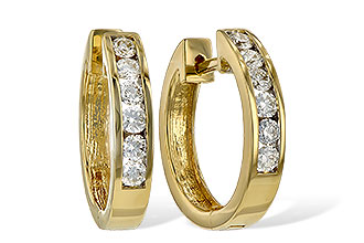 M055-84267: EARRINGS .50 TW