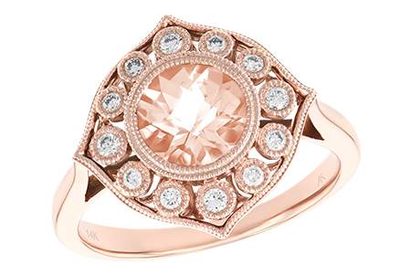 M243-13294: LDS RG .90 MORGANITE 1.05 TW