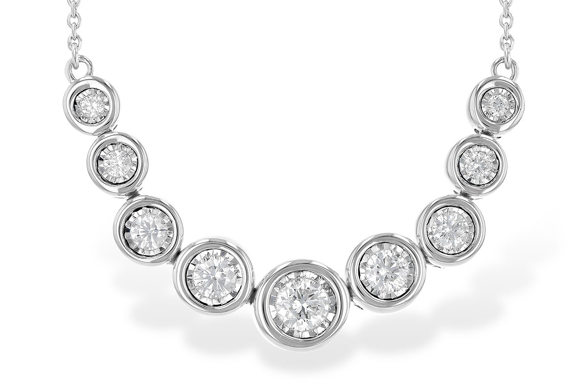 M244-97858: NECKLACE .50 TW