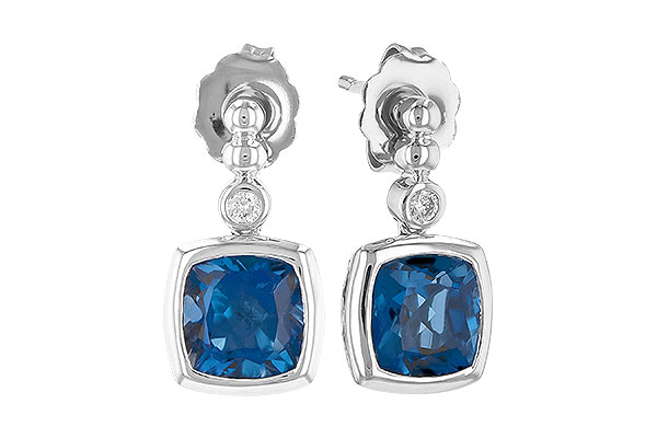 M327-64194: EARR 1.78 LONDON BLUE TOPAZ 1.82 TGW
