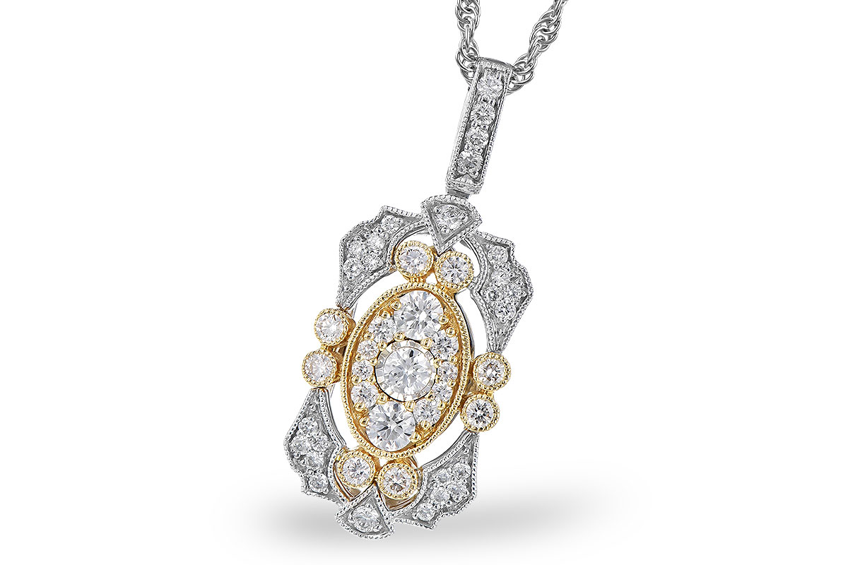 M327-69676: NECKLACE .50 TW