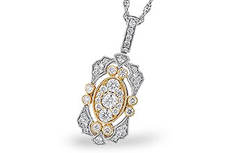 M327-69676: NECKLACE .50 TW