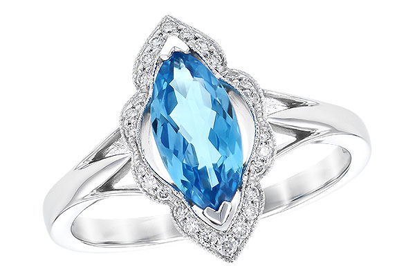 M327-70621: LDS RG 1.26 BLUE TOPAZ 1.37 TGW