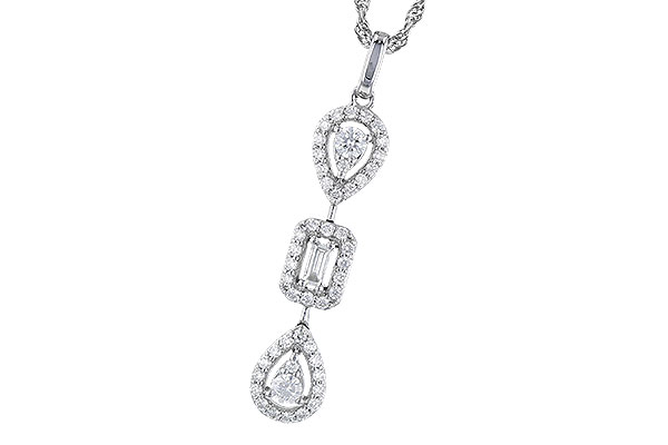 M327-72376: NECK .04 BAGUETTE .36 TW