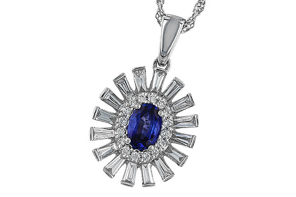 M328-62385: NECK .60 SAPPHIRE TW 1.12 TGW (6x4MM SAPP)