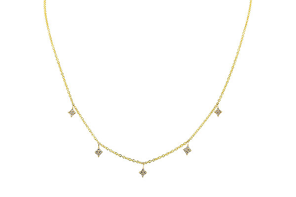 M328-62412: NECKLACE .19 TW (18")