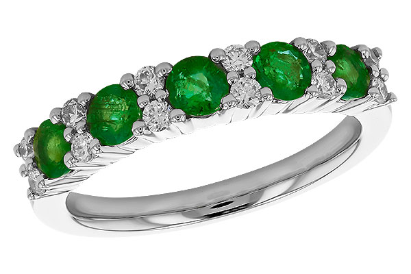 M328-62430: LDS WED RG .70 EMERALD .94 TGW