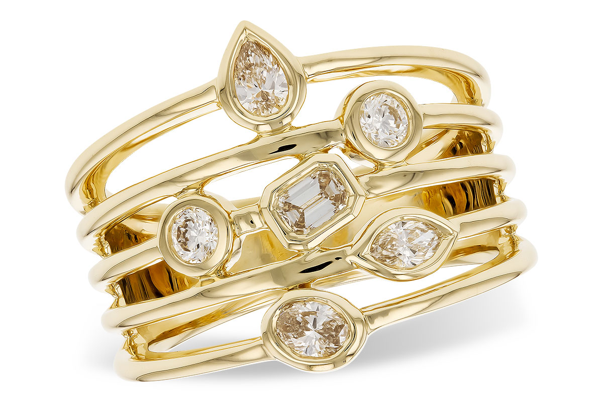 M328-62449: LDS DIA RG .50 TW FANCY CUT DIAMONDS
