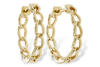 M329-46958: GOLD EARRINGS (18MM)