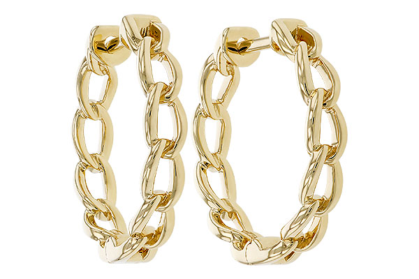 M329-46958: GOLD EARRINGS (18MM)