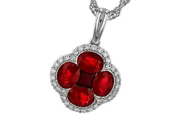 M329-47821: NECKLACE 1.72 RUBY 1.87 TGW