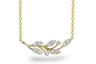 M329-48730: NECKLACE .32 TW (18")