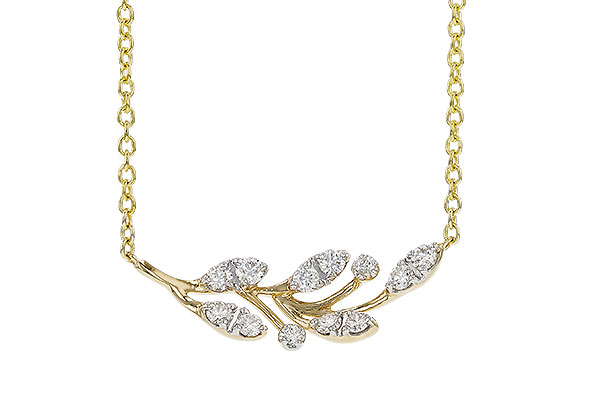 M329-48730: NECKLACE .32 TW (18")
